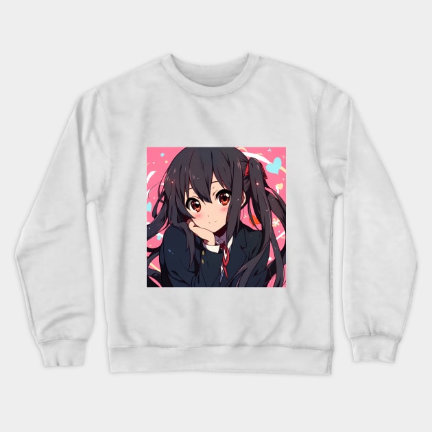 azusa nakano Crewneck Sweatshirt by WabiSabi Wonders